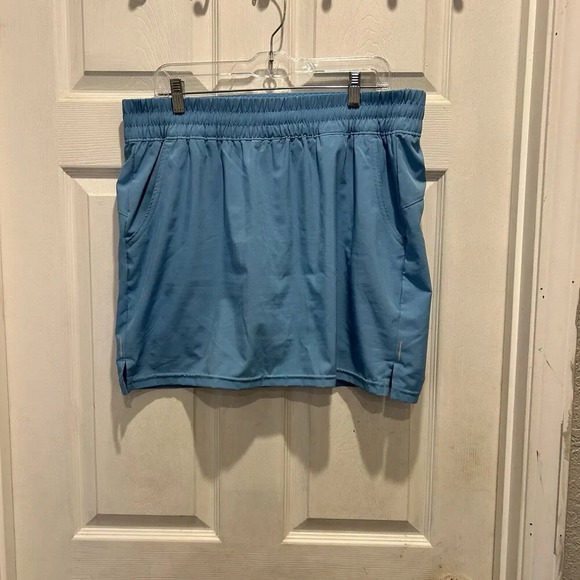 Columbia‎ Alpine Chill Zero Skort Blue Pickleball Golf Tennis Hiking Large - Picture 1 of 8